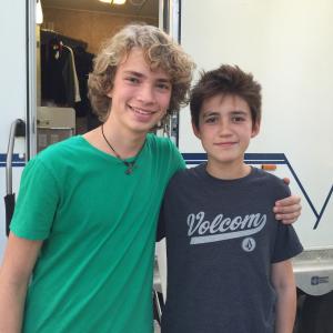 Will Meyers and Preston Bailey BTS of the Best Buy Holiday Commercial Best Wishes Nov 4 2014