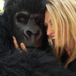 Still of Heather Brinkley and Chris Casteel in Monster Gorilla (2014)