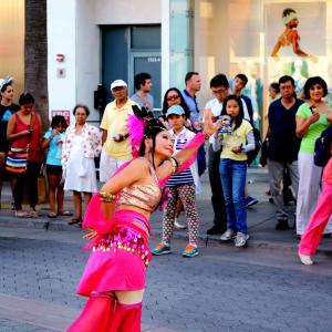 Dance Performance at 3rd street Promenade, Santa Monica California on 7-12-2014