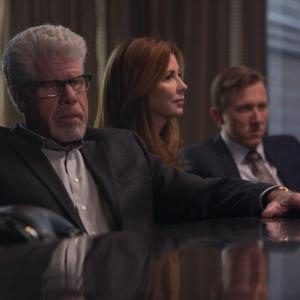 Still of Ron Perlman and Dana Delany in Hand of God 2014