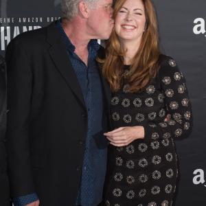 Ron Perlman and Dana Delany at event of Hand of God 2014