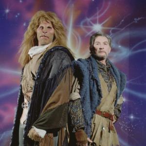 Still of Ron Perlman and Roy Dotrice in Beauty and the Beast 1987