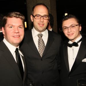 Seattle Oscar Night party 2010 with SIFF's Artistic Director Carl Spence (middle).