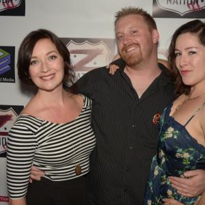 ZNation Red Carpet Premiere  From left to Right Lisa Coronado Fred Beahm and Wonder Russell