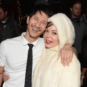 Rose McGowan and Gregg Araki at event of White Bird in a Blizzard 2014