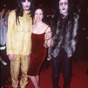 Rose McGowan Marilyn Manson and Jeordie White at event of Alien Resurrection 1997