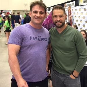 With Jason Priestley at a Comic Con