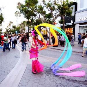 Dance Performance at 3rd street Promenade Santa Monica California 72014