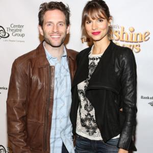 Jill Latiano and Glenn Howerton at the opening night of The Sunshine Boys at the Ahmanson Theater in Los Angeles