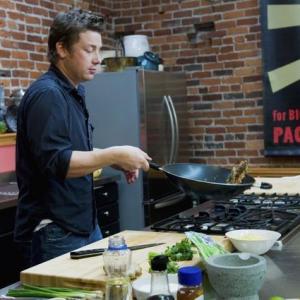 Still of Jamie Oliver in Food Revolution 2010