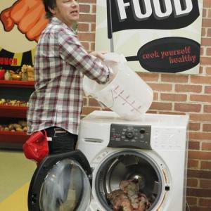 Still of Jamie Oliver in Food Revolution 2010