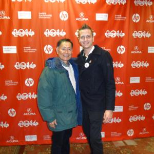 George Takei  Zachery McGinnis at the Sundance Film Festival screening of To Be Takei