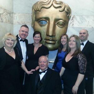 Tax City writerproducer Andy Nolan with friends and family at the Tax City premiere at BAFTA London  2013