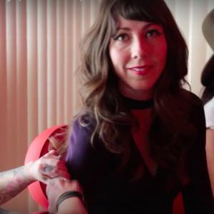 Stylist on the set of Silversun Pickups Nightlight music video with bassist Nikki Monger