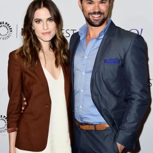 Andrew Rannells and Allison Williams at event of Girls 2012