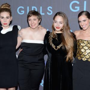 Zosia Mamet Lena Dunham Jemima Kirke and Allison Williams at event of Girls 2012