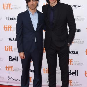 Noah Baumbach and Adam Driver at event of While Were Young 2014