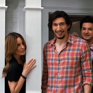 Still of Tina Fey, Ben Schwartz and Adam Driver in This Is Where I Leave You (2014)