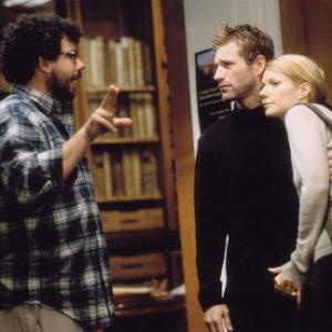 Gwyneth Paltrow, Aaron Eckhart and Neil LaBute in Possession (2002)