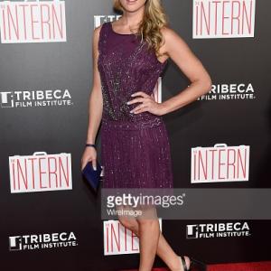 Theodora Woolley attends 'The Intern' New York premiere at Ziegfeld Theater