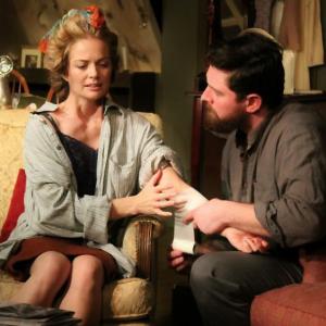 Carrie Schroeder with Jeremy Browne in Look Back in Anger
