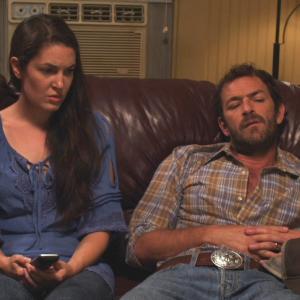 Still of Luke Perry and Breann Johnson in Red Wing (2013)