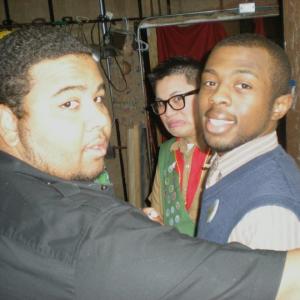 On the set of 25th Annual Putnam County Spelling Bee  Actor Michael James Nuells