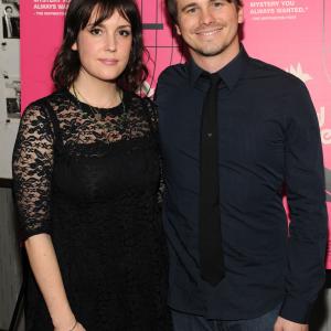Melanie Lynskey and Jason Ritter at event of Wild Canaries (2014)