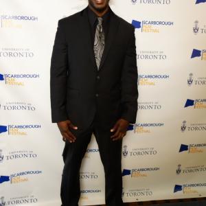 Actor Michael A Amos spotted at the Scarborough Film Fest opening night