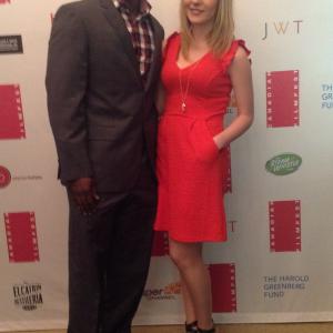 Actor Michael A Amos spotted with Actress Ashley Rebecca Moore at the Can Film Fest
