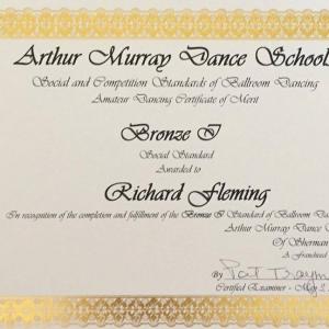 Certification of Dance Training