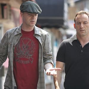 Still of Jason Isaacs and Brían F. O'Byrne in Brotherhood (2006)