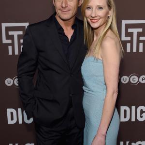Anne Heche and Jason Isaacs at event of Dig (2015)