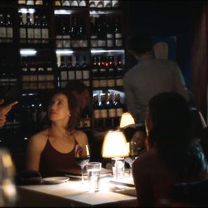 Still of David Moxham Carrie Coon Justin Theroux and Margaret Qualley in The Leftovers 2014