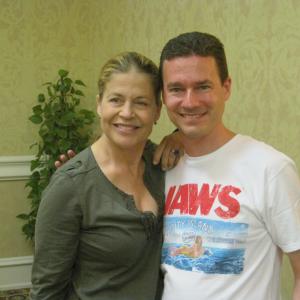 Christopher Kearney with Linda Hamilton