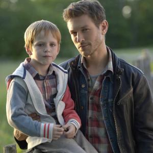 Still of Michael Graziadei and Jesse Filkow in The Lottery 2014