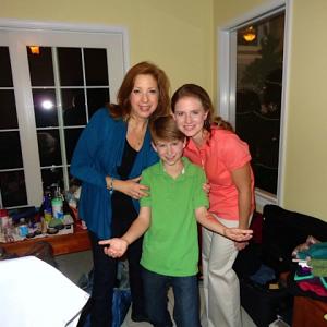 Christie Clinic Commercial    MakeUp Artist Susin Ross Greenberg and my on camera son Ben Walleck