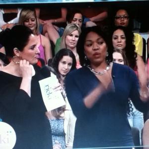 On the set of The New Ricki Lake show sharing advice on How Mothers Get lost in Motherhood.