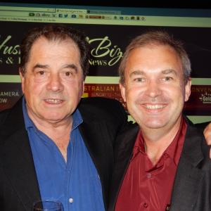John Orcsik and Michael Maguire at the Gold Coast Indie Film and TV Network Group  September 15 2014