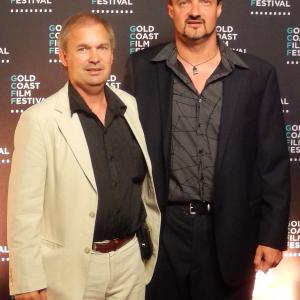 Michael Maguire with David Gould at the Australian premiere of The Cure April 4 2014