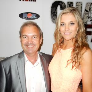 Michael Maguire and Allira Jaques at the premiere of Charlies Farm