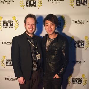 Rui Cui and Josh Litman at event of Pasadena International Film Festival (2015)