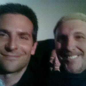 Bradley Cooper takes our pic at American Hustle screening