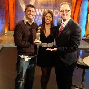 Reelz Channels Director of Talent Robert Ell with Dailies News Team Award Show coverage