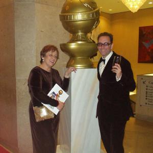 E! Entertainment Live from the Red Carpet- Golden Globes. Talent Executives Lillian Mizrahi and Robert Ell
