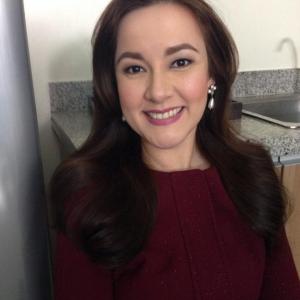 Lilet, on the set of the hit TV series, Forevermore. Makeup by Barbie Borbon.