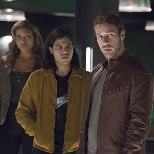 Still of Falk Hentschel Carlos Valdes and Ciara Rene in The Flash 2014