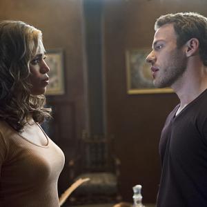 Still of Falk Hentschel and Ciara Rene in Legends of Tomorrow 2016