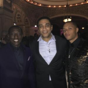 Chi-Raq premiere with Wesley Snipes and Harry Lennix