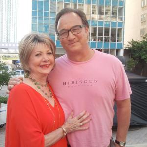 Jim Belushi and I in set of Change of Heart 2014